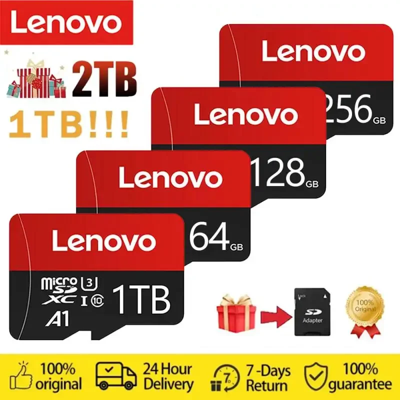 Karta pamięci Lenovo Select Micro SD, 256 GB MicroSDXC 130 MB/s Full HD i 4K UHD, UHS-I, U3, A2, V30, do kamer/automotive