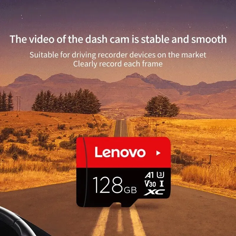 Karta pamięci Lenovo Select Micro SD, 256 GB MicroSDXC 130 MB/s Full HD i 4K UHD, UHS-I, U3, A2, V30, do kamer/automotive