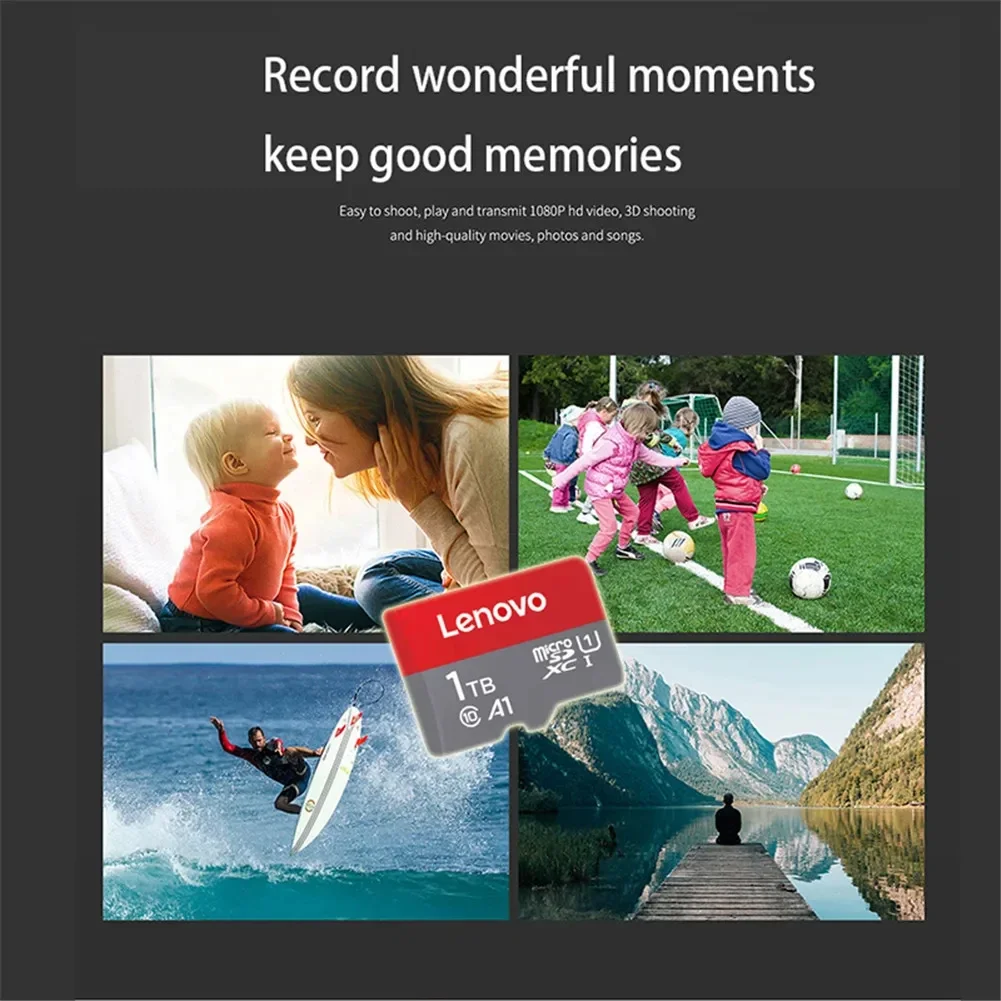Karta pamięci Lenovo Select Micro SD, 256 GB MicroSDXC 130 MB/s Full HD i 4K UHD, UHS-I, U3, A2, V30, do kamer/automotive