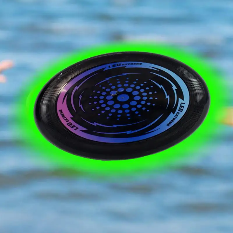 Latający dysk LED świecący w ciemności Latający dysk o maksymalnej jasności do gier zewnętrznych