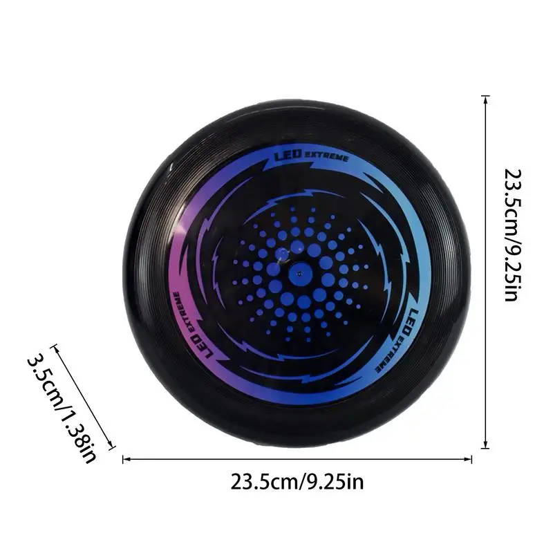Latający dysk LED świecący w ciemności Latający dysk o maksymalnej jasności do gier zewnętrznych