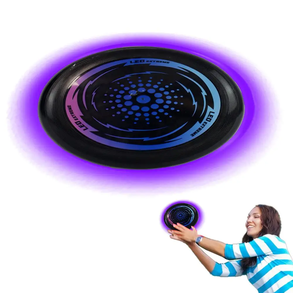 Latający dysk LED świecący w ciemności Latający dysk o maksymalnej jasności do gier zewnętrznych