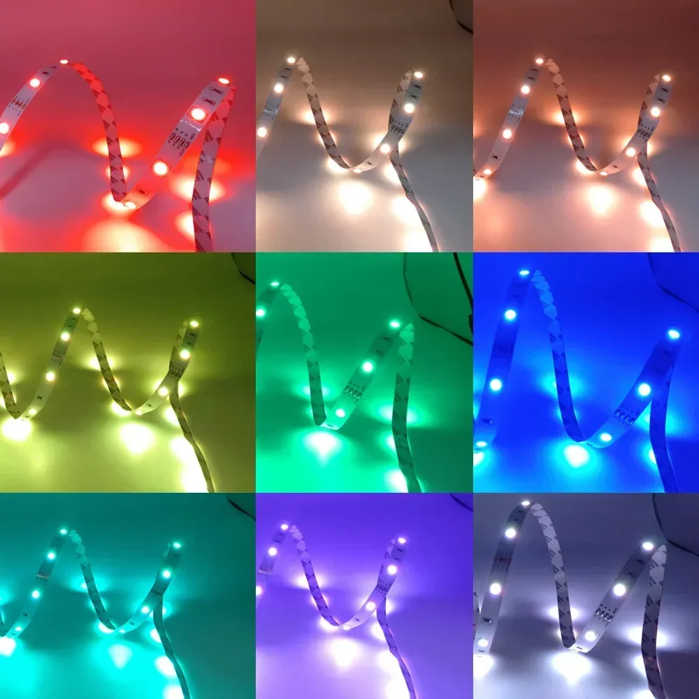 Taśma Led 5V 5050 Usb Rgb Led Strip Light Do Pokoju Tv Smart Bluetooth Led Backlight 5M 10 Meter Ice String Led Wall Room Decor