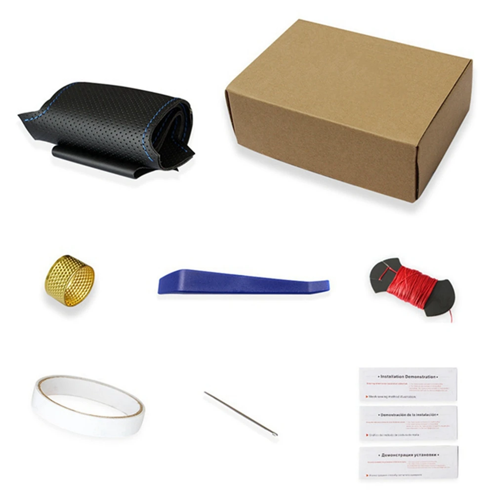 Personalizacja Ręczne szycie Skórzany pokrowiec na kierownicę z mikrofibry do Volkswagen Golf 5 Mk5 GTI VW Golf 5 Passat R GT 20