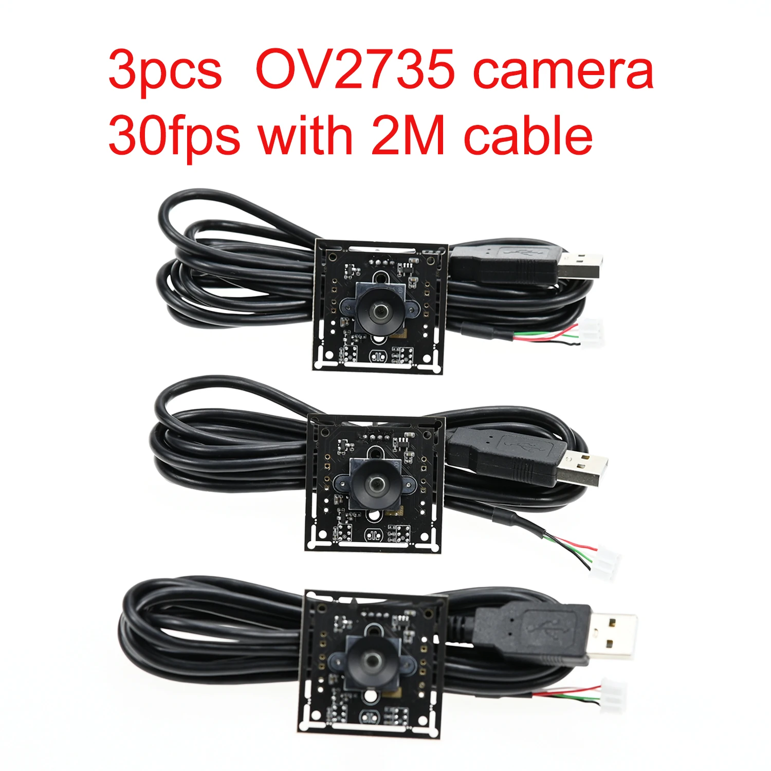 GXIVISION 3 szt. IMX179/OV2735/OV9732100 stopień 1MP 30fps 2M moduł kamery kablowej kompatybilny z DIY Autodarts.io, darmowy ste