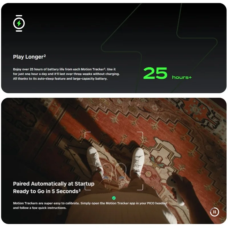 PICO Motion Tracker 2. generacji 2024 Nowy produkt oficjalnie ujawniony Śledzenie ruchu całego ciała